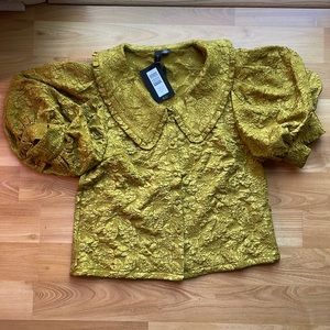 Gold Baroque Blouse
